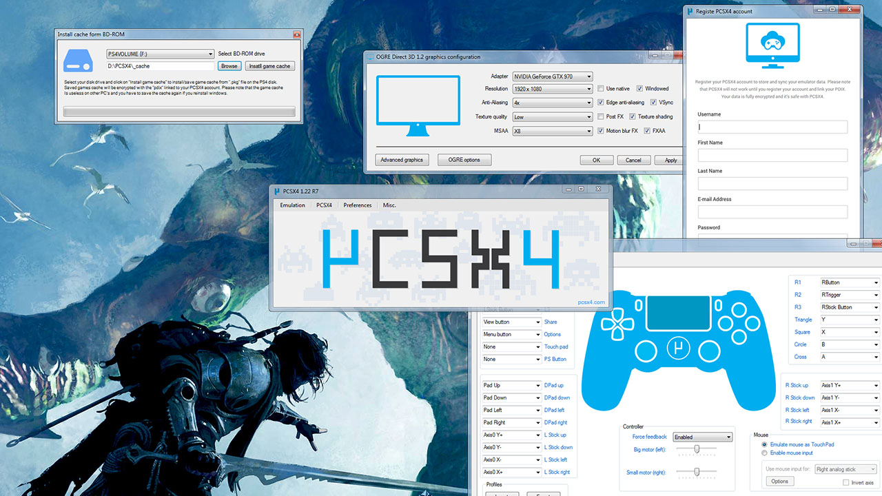 PCSX4 Emulator PC