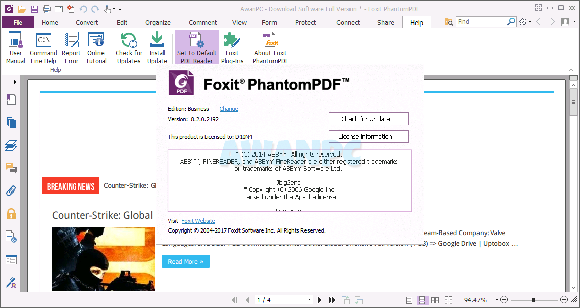 Foxit PhantomPDF Crack