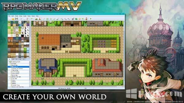 RPG Maker MV 1.6.1 Latest Version Crack + DLC Pack Free