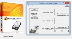 Drive SnapShot 1.52 Crack