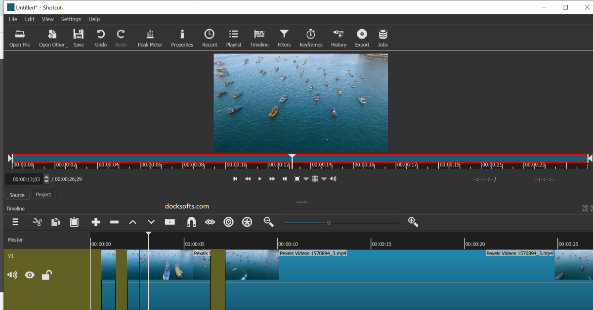 Shotcut Video Editor 22.11.25 Crack