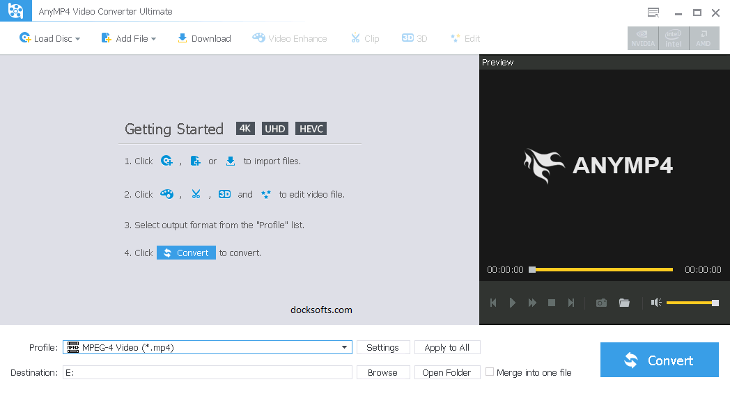 AnyMP4 Video Converter Ultimate