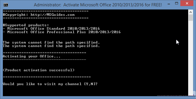 ms office 2016 activation kms download