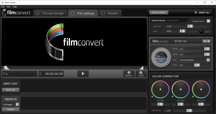 FilmConvert Pro for After Effects Crack WIN-MAC