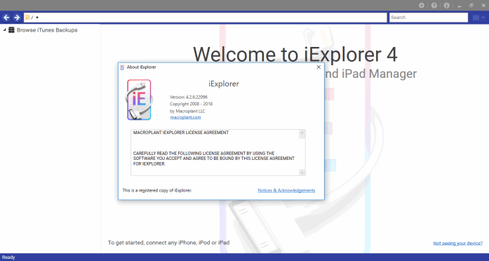 iExplorer 4.2.7 Registration Code